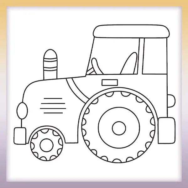 Traktor | Online omaľovánky pre deti