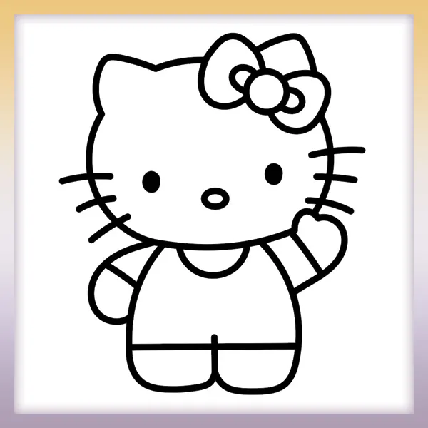 Hello Kitty | Online omaľovánky pre deti