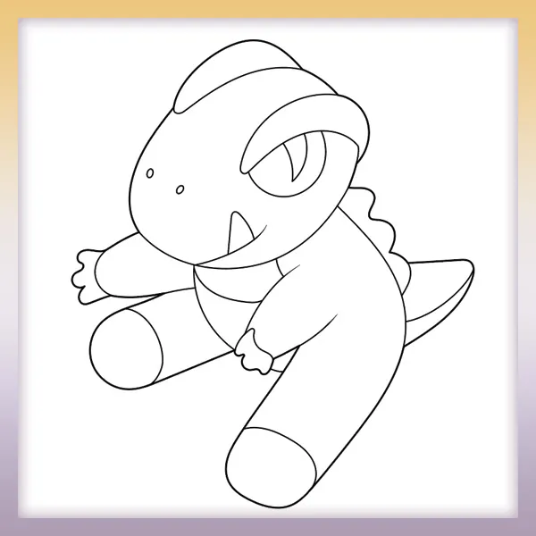 Dinosauria hračka | Online omaľovánky pre deti