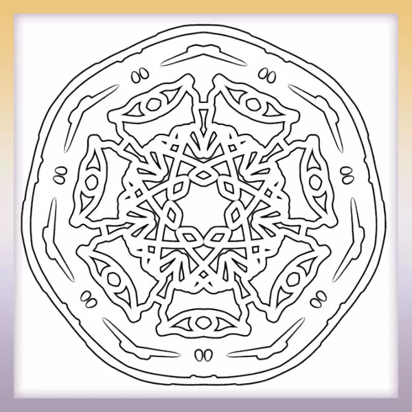 Mandala | Online omaľovánka