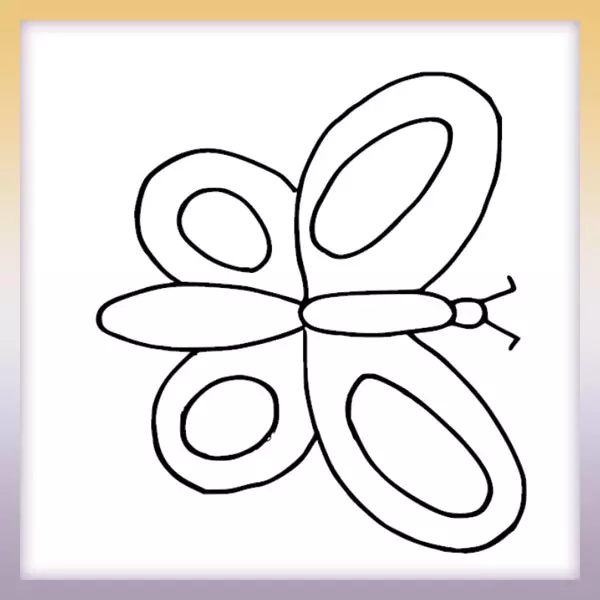 Motýľ | Online omaľovánka