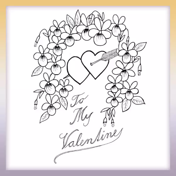 My Valentine | Online omaľovánka