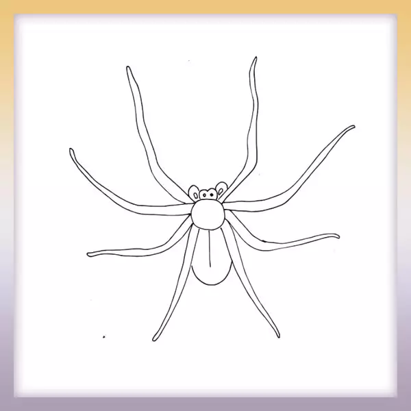 Pavúk | Online omaľovánka