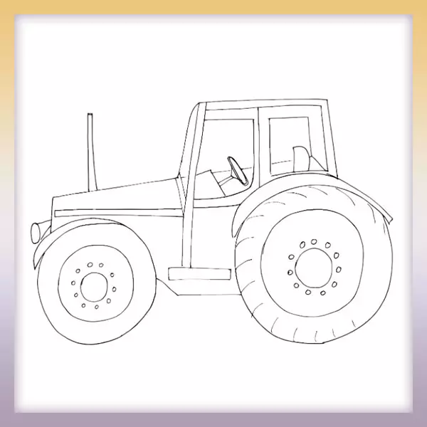 Traktor | Online omaľovánka